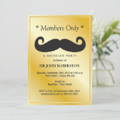 Mitglieder nur Bachelor-Partei Einladung (Stehend Vorderseite)
