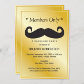 Mitglieder nur Bachelor-Partei Einladung (Vorne/Hinten)