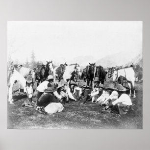 Mitglieder von der des Pawnee-Bills wilden Poster