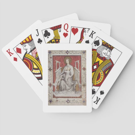 Mitgliedstaat 11060-11061 die Jungfrau, die den Spielkarten (Rückseite)