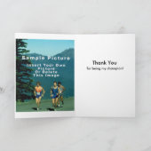 Mitgliedstaat-Fahrrad 150 danken Ihnen Dankeskarte (Innenseite)