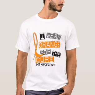 Mitgliedstaat-multiple Sklerose trage ich Orange T-Shirt