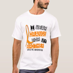 Mitgliedstaat-multiple Sklerose trage ich Orange T-Shirt