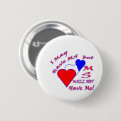 MITGLIEDSTAAT NICHT HRT RWB BUTTON (Vorne & Hinten)