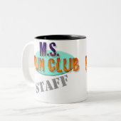 Mitgliedstaat-Spaß-Verein-Personal-Tasse Zweifarbige Tasse (Vorderseite Links)