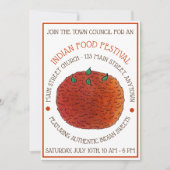 Mithai Indian Süßigkeiten Laddu Ladoo Food Festiva Einladung (Vorderseite)