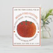 Mithai Indian Süßigkeiten Laddu Ladoo Food Festiva Einladung (Stehend Vorderseite)