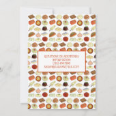 Mithai Indian Süßigkeiten Laddu Ladoo Food Festiva Einladung (Rückseite)