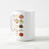 Mithai Indian Süßigkeiten Süßwarengetränke Indien Kaffeetasse (Vorderseite Links)