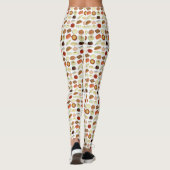Mithai Indian Süßigkeiten Süßwarengetränke Indien Leggings (Rückseite)