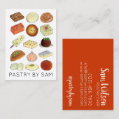 Mithai Indian Sweet Shop Süßwaren Konditorei Koch Visitenkarte (Vorne/Hinten)