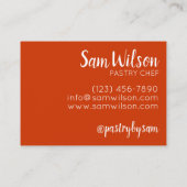 Mithai Indian Sweet Shop Süßwaren Konditorei Koch Visitenkarte (Rückseite)