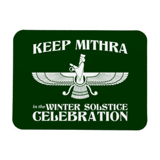 Mithra in der Wintersonnenfeier behalten Magnet