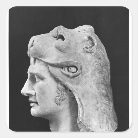Mithradates VI Eupator, König von Pontus Quadratischer Aufkleber (Vorderseite)