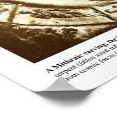 Mithraic Carving of the Higher Self Poster (Ecke)