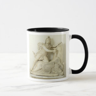 Mithras, das den Stier, Marmorentlastung, römisch Tasse