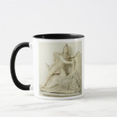Mithras, das den Stier, Marmorentlastung, römisch Tasse (Links)