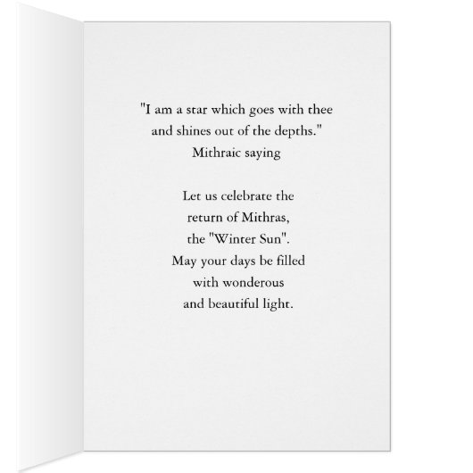 Mithras die unüberwindliche Wintersonnenblende (Innen (Rechts))