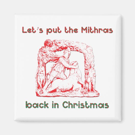 Mithras Feriengestaltung Magnet (Vorne)