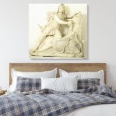 Mithras Opferficing the Bull, Marble Relief, Roman Leinwanddruck (Insitu (Schlafzimmer))