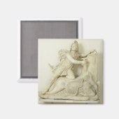 Mithras Opferficing the Bull, Marble Relief, Roman Magnet (Vorderseite/Rückseite)