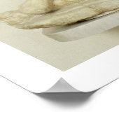 Mithras Opferficing the Bull, Marble Relief, Roman Poster (Ecke)