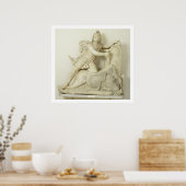 Mithras Opferficing the Bull, Marble Relief, Roman Poster (Küche)