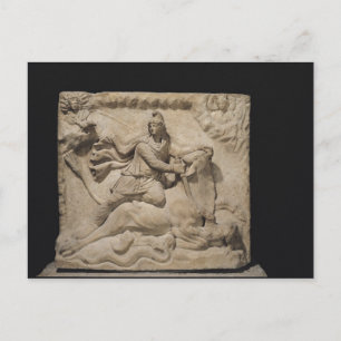 Mithras opfern den Bullen, 2. bis 3. Jahrhundert Postkarte