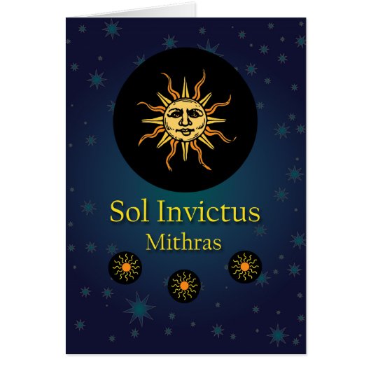Mithras, The Invisible Winter Sun Illustration (Vorne)