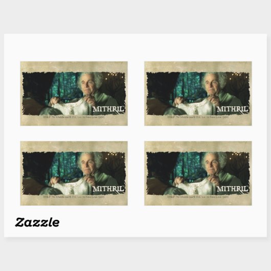 MITHRIL™ RECHTECKIGER AUFKLEBER (Blatt)