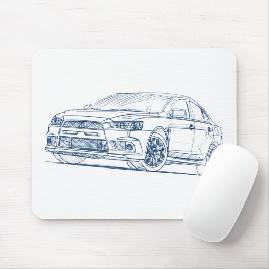 MITLancer Evo HERR 2011 Mousepad (Mit Mouse)