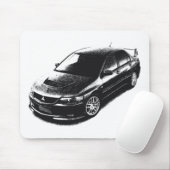 MITLancer Evo IX gestreift Mousepad (Mit Mouse)