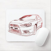 MITLancer Evo X 2008 Mousepad (Mit Mouse)