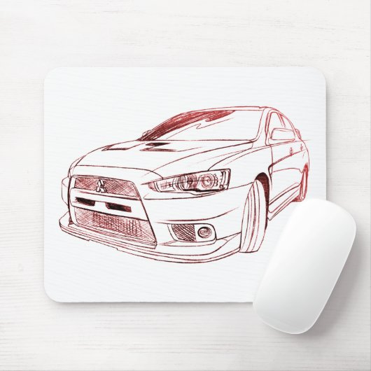 MITLancer Evo X 2008 Mousepad (Mit Mouse)