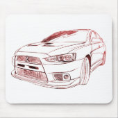 MITLancer Evo X 2008 Mousepad (Vorne)