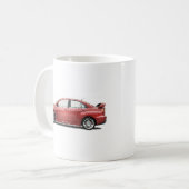 MITLancer Evo X geknackt Kaffeetasse (Vorderseite Links)