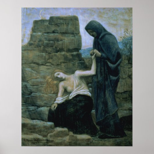 Mitleid, 1887 poster (Vorne)