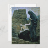 Mitleid, 1887 postkarte (Vorne/Hinten)