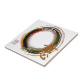 Mitleid Enso, Sumi-e Fliese (Seite)