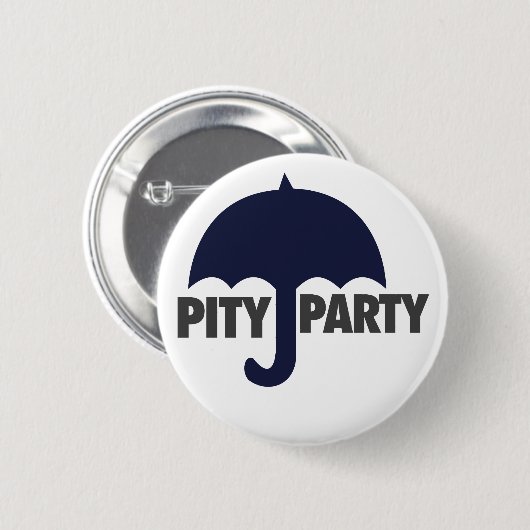 Mitleid Party Button (Vorne & Hinten)