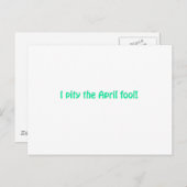 Mitleid Postkarte (Vorne/Hinten)