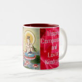Mitleid-Tasse Zweifarbige Tasse (VorderseiteRechts)