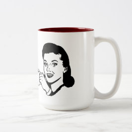 Mitleid tritt herein nachher zweifarbige tasse