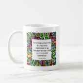 Mitleid wird unterrichtet kaffeetasse (Links)