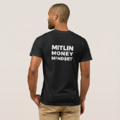 MITLIN MONEY MINDSET T - Shirt Zurück-Design (Schwarz voll)