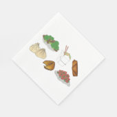 Mitnehmen Chinesisches Restaurant Küche mitnehmen Serviette (Ecke)