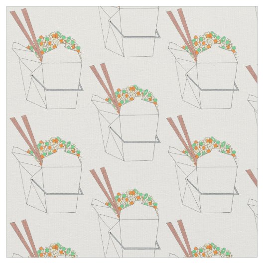 Mitnehmen Chinesisches Restaurant Küche mitnehmen Stoff (Nahaufnahme)