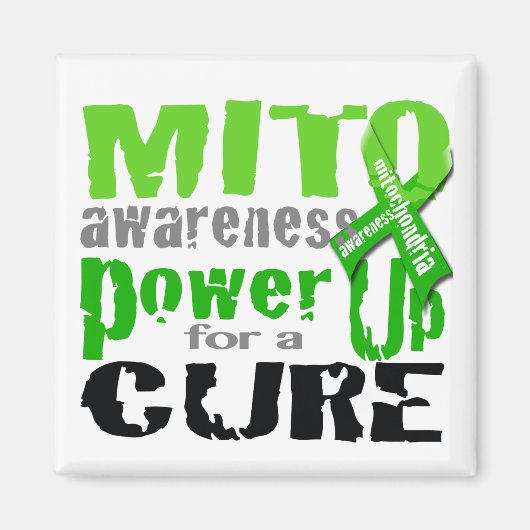 Mito Awareness Power Für eine Heilung Magnet (Vorne)