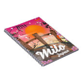 Mito Japan blüht ein Poster. Notizblock (Rechte Seite)