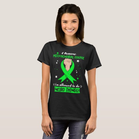 Mitochondrial Disease Awareness Month Ribbon Gifts T-Shirt (Vorne ganz)